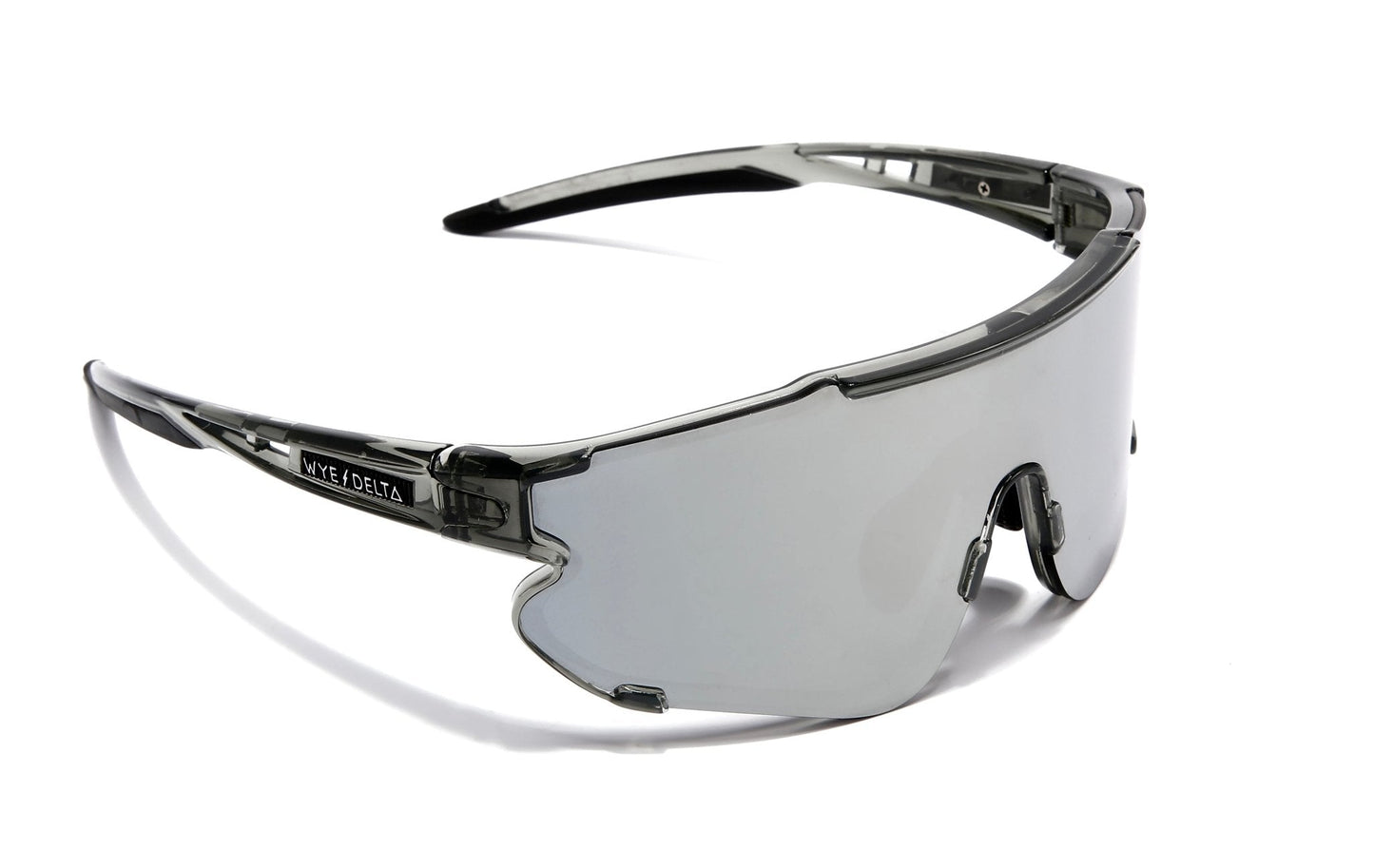 Wye Delta Transparent Grey Mirror Polarized Lens Goggles