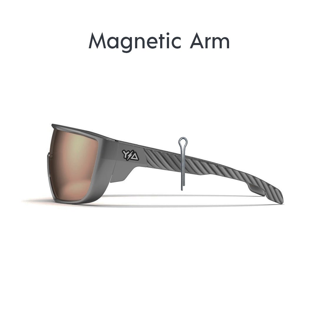 Wye Delta Z87+ Conductors Gun Metal Safety Glasses - J.L. Matthews Co., Inc.