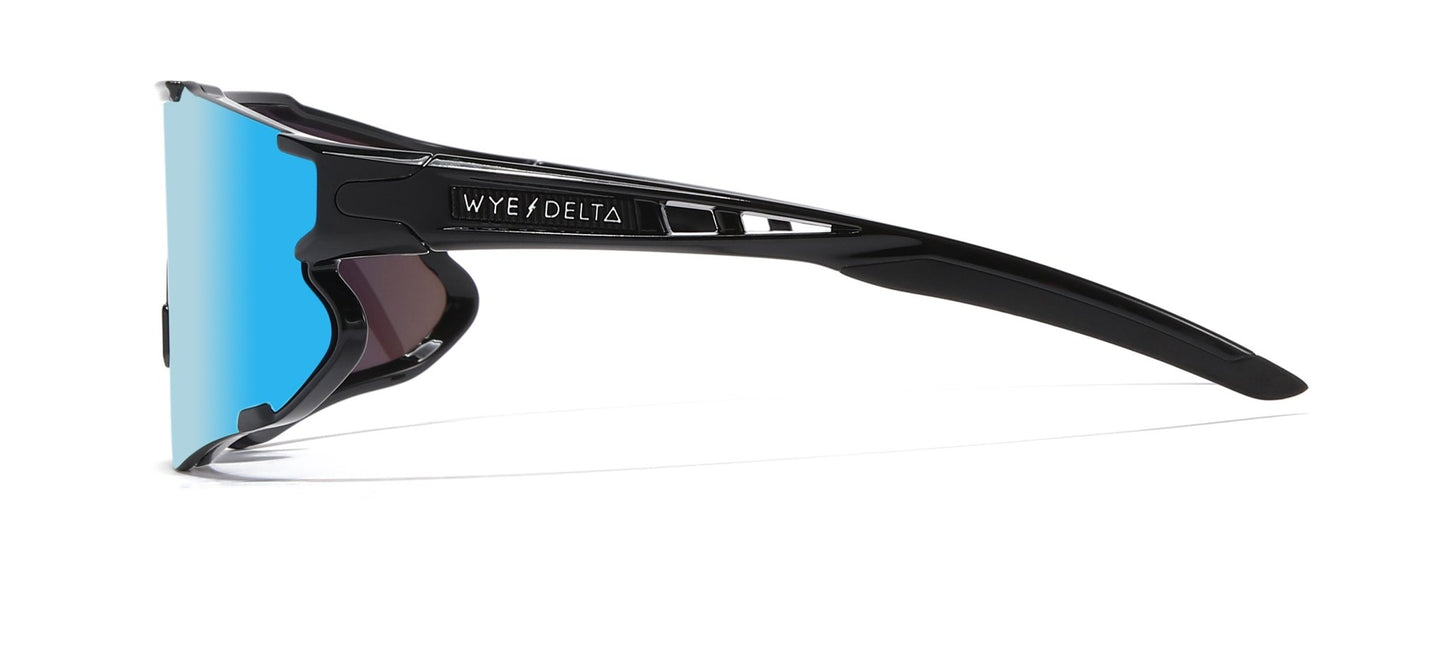 Wye Delta Z87+ HiViz Black Yellow Revo Sunglasses