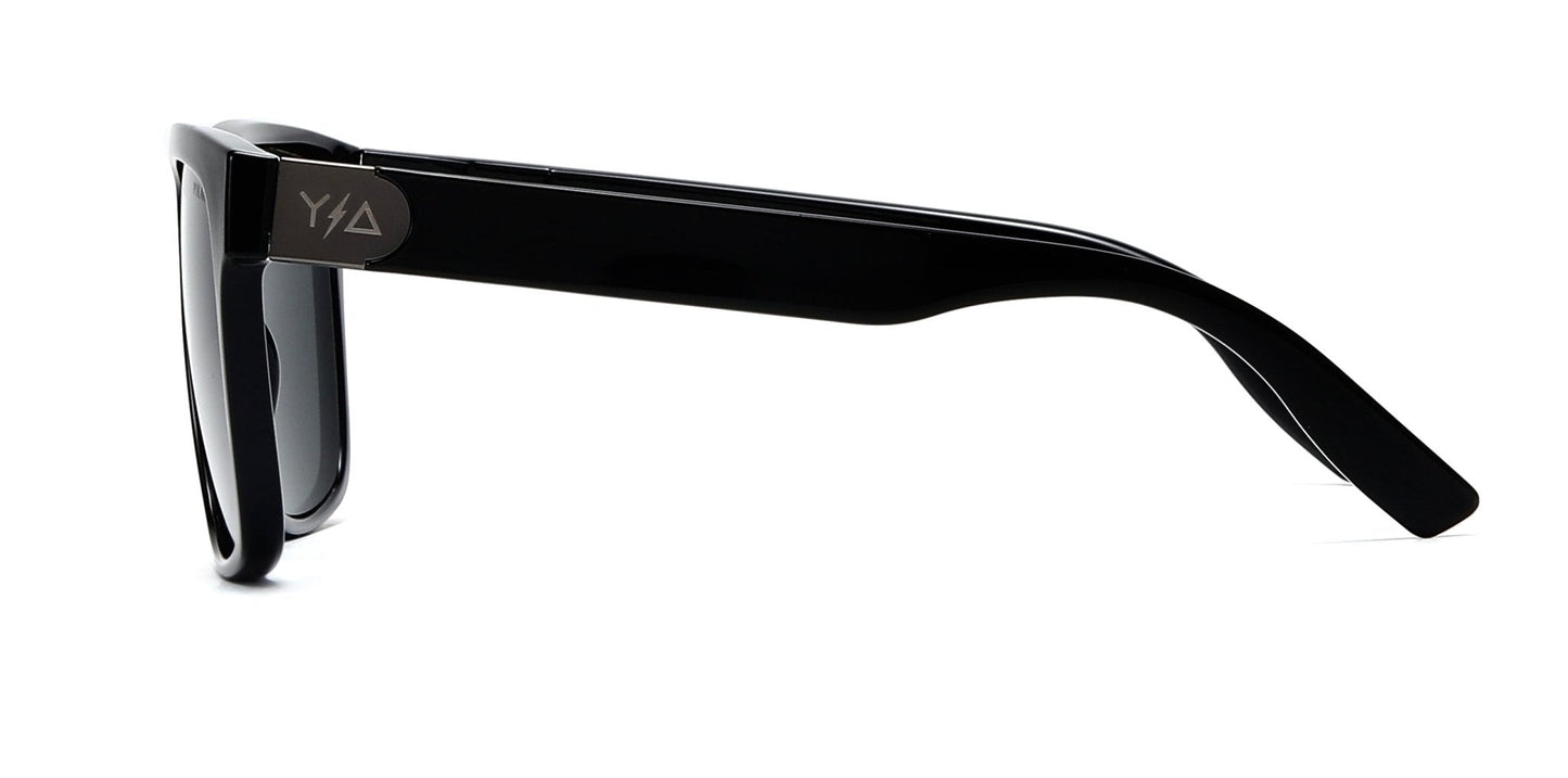 Wye Delta Z87 Madhook Eyeglass 2.0 LR: Matte Black Polarized Glasses - J.L. Matthews Co., Inc.