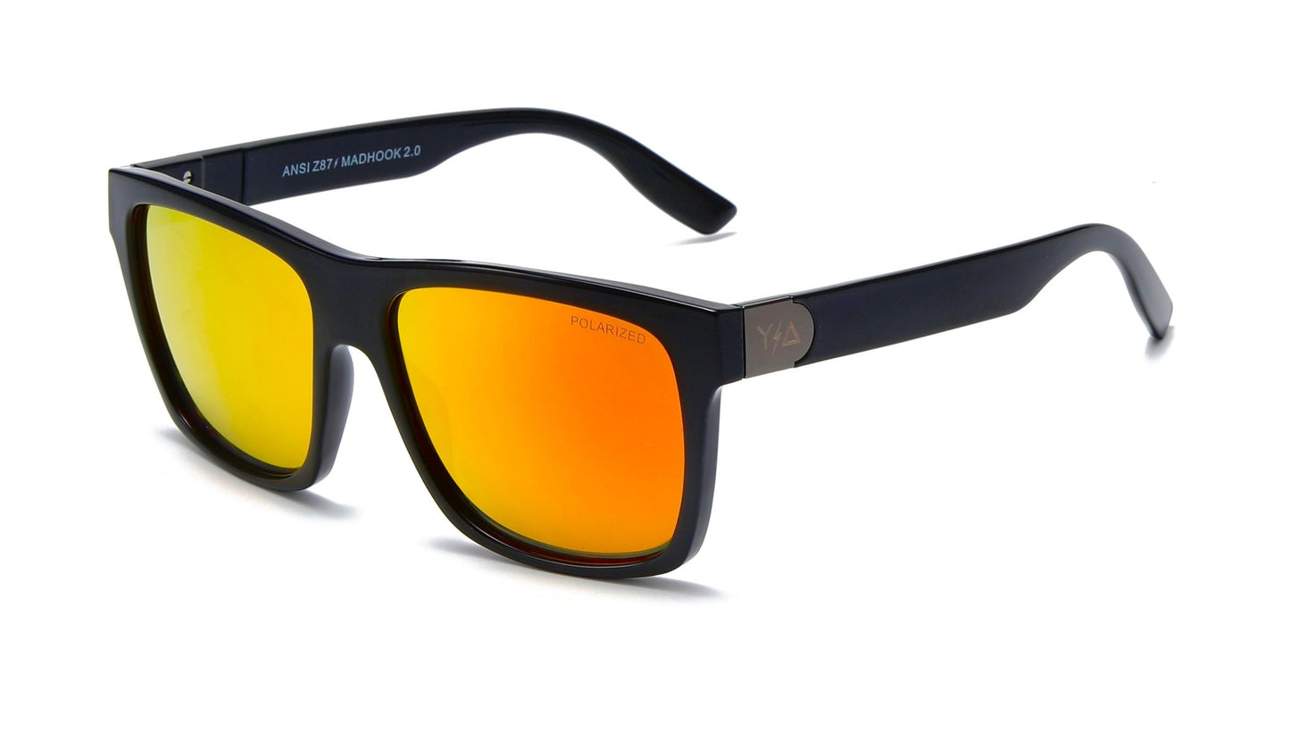 Wye Delta Z87 Shades Madhook2.0 LR Flash Polarised Safety Sunglasses - J.L. Matthews Co., Inc.
