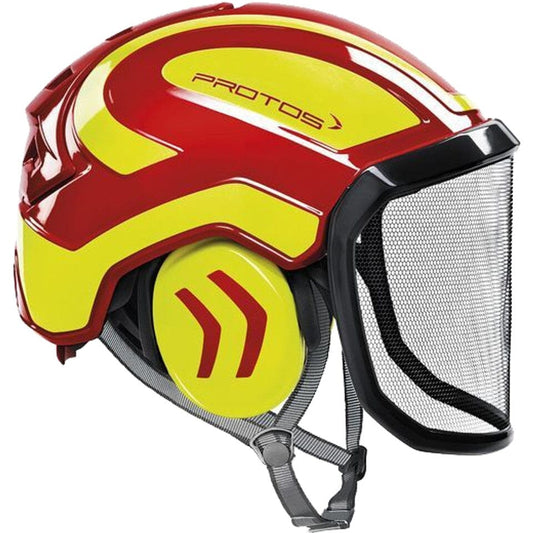 Protos Pfanner Helmet Head Protection Protos Red/Yellow 
