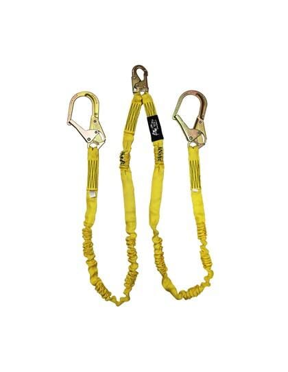Elk River NoPac Twin Leg Lanyard with Rebar Snap 6' - 35386 - J.L. Matthews Co., Inc.