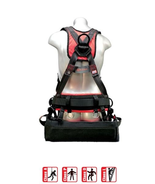 Elk River Tower Climbing Harness Raven - 67661 - 67665 - J.L. Matthews Co., Inc.