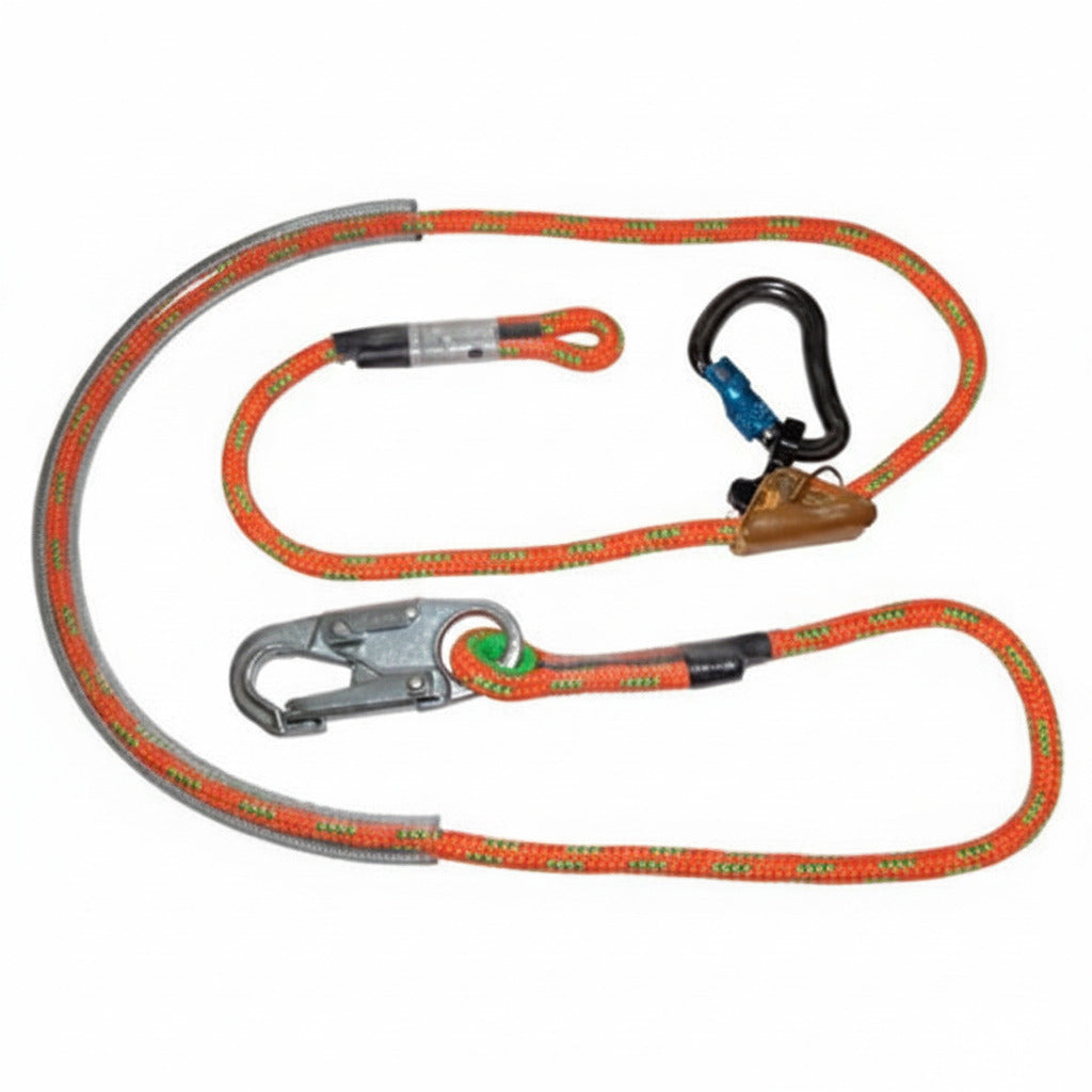 Jelco 8' Secondary Positioning Lanyard Fall Arrest Gear - 13088