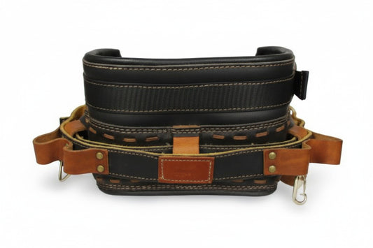 Jelco Linemans Belt 4 D - Ring with Quick Connect Top Buckle