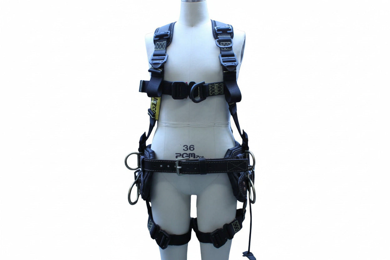 Jelco Tower Arc Flash Combo Harness with 4D Stacked Belt - 40441 - 40453
