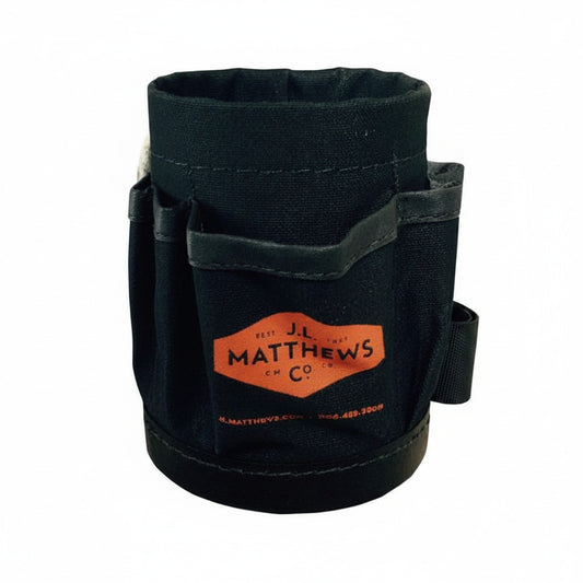 J.L. Matthews Canvas Ditty Bag -Black