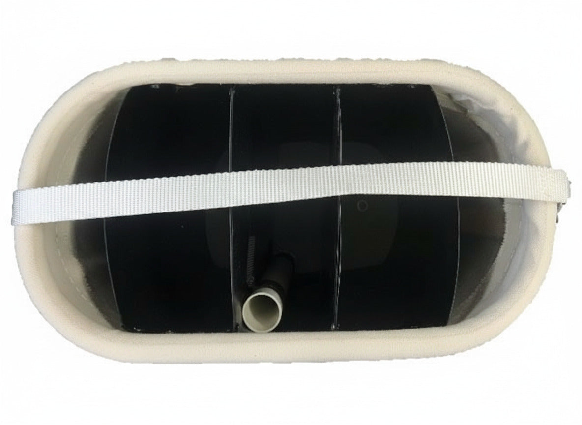 J.L. Matthews Hard Body Aerial Oval Bucket w/5 Compartments