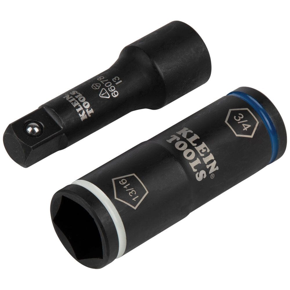 Klein 2-in-1 Penta Socket Hex Flip Socket with Adapter - 66080