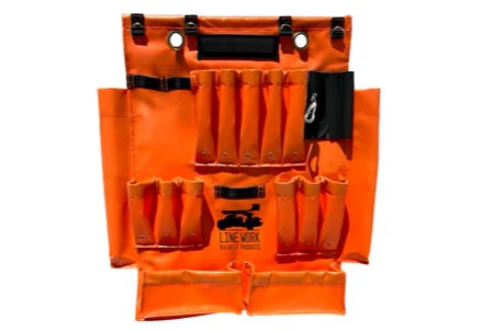 Line Work Bucket Products Tool Apron With Two 3" Hooks - 1017B