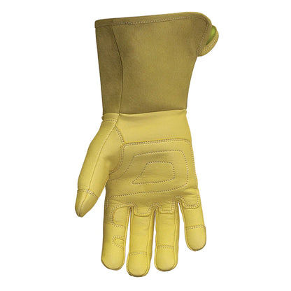 Youngstown FR Leather Utility Wide-Cuff Working Handgloves - 12-3275-60
