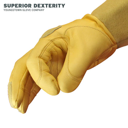 Youngstown's FR Leather Utility — Wide-Cuff Handgloves