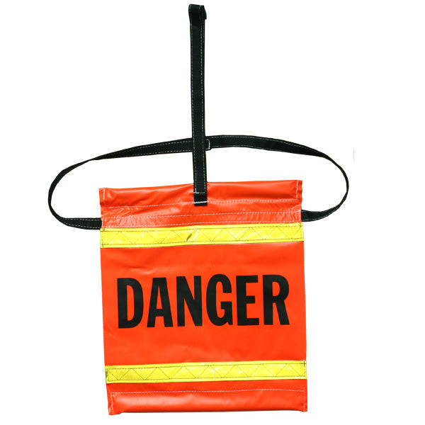 Estex Orange Danger Warning Placard - 1632-DA-VS