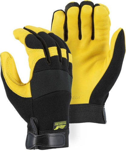 Majestic Mechanic Gloves Golden Eagle Glove w/Deerskin Palm - 2150