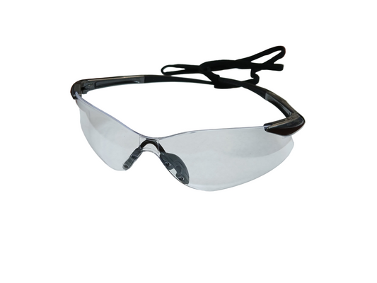 Nemesis Single Clear Lens Gunmetal Frame Safety Glasses- 30196091