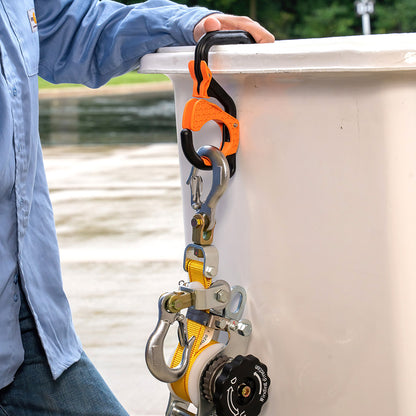 Gated Bucket Hook with Locking Gate