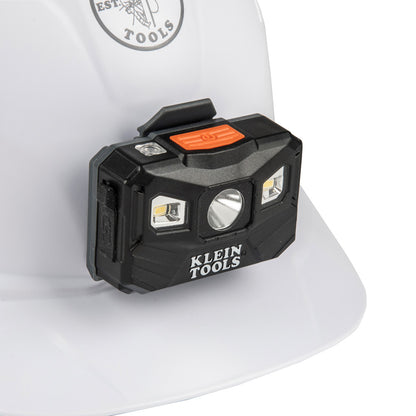 Klein Rechargeable Headlamp with Fabric Strap, 400 Lumens, All-Day Runtime - 56048