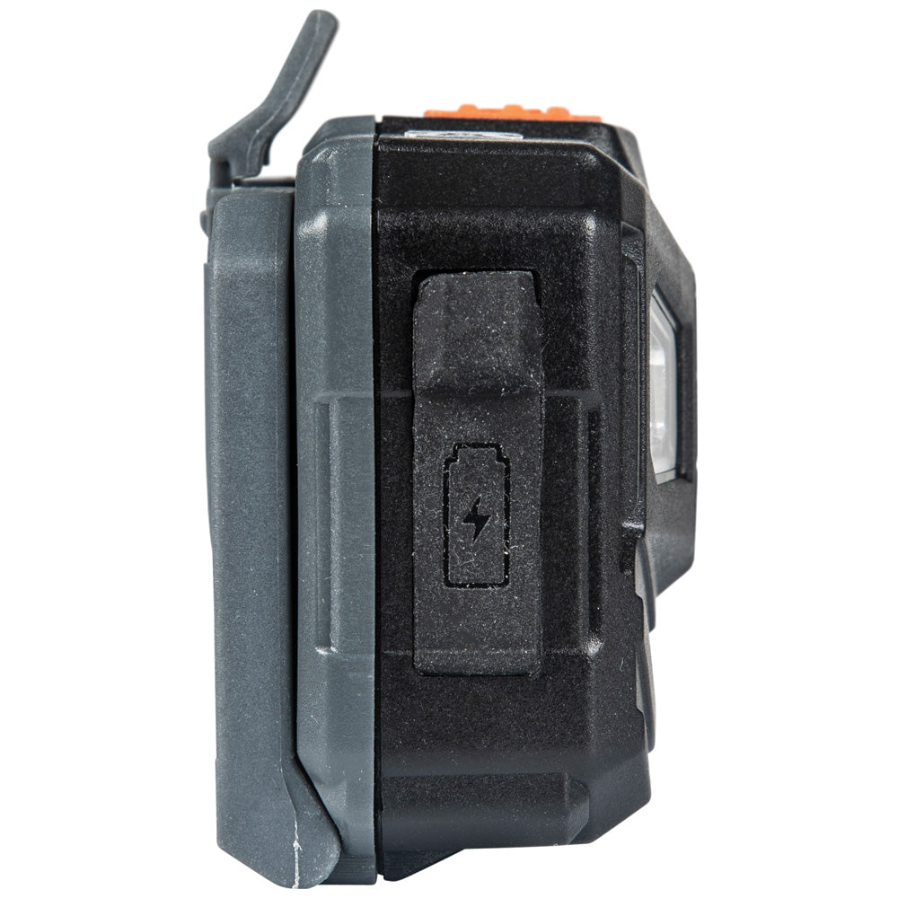 Klein Rechargeable Headlamp with Fabric Strap, 400 Lumens, All-Day Runtime - 56048