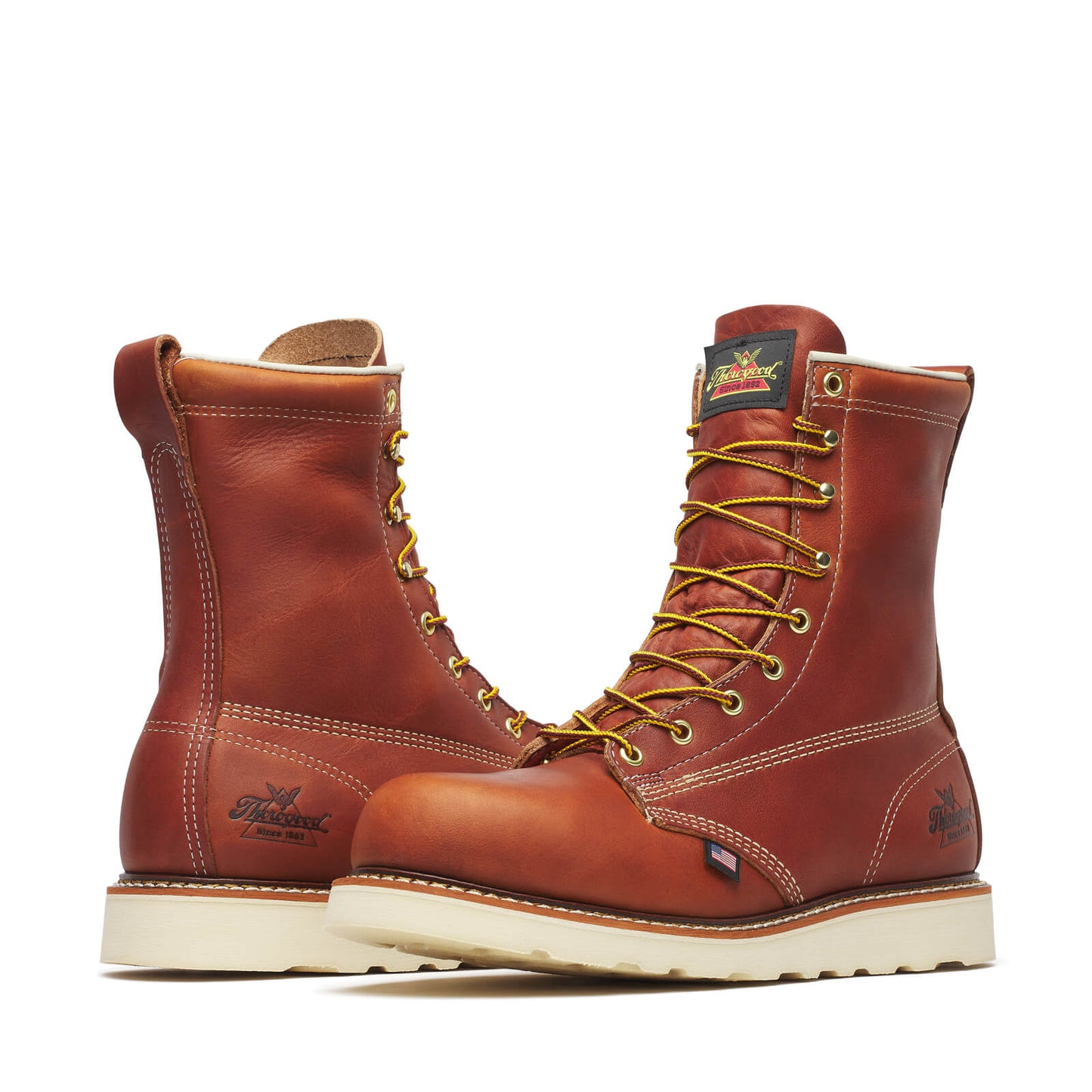 American Heritage – 8″ Tobacco Safety Toe Boots
