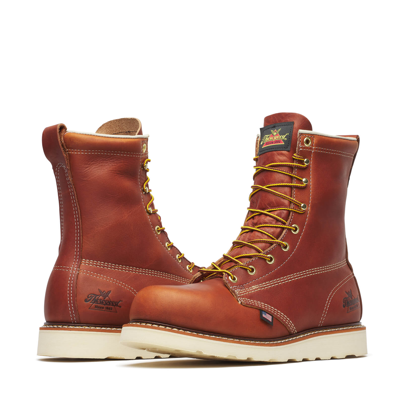 American Heritage – 8″ Tobacco Safety Toe Boots