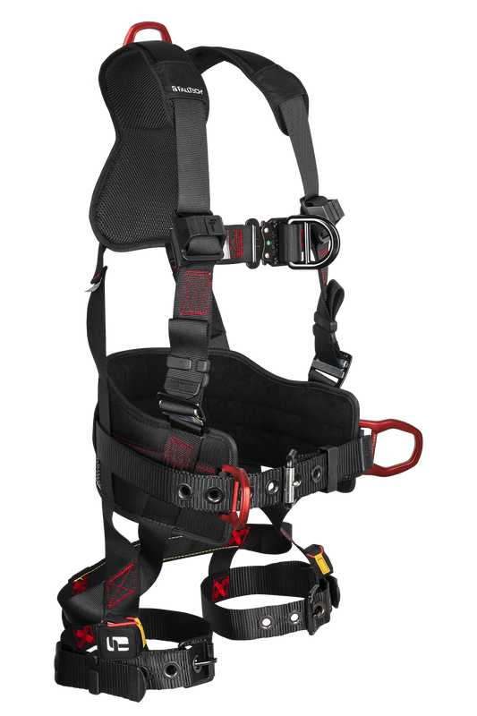 FallTech FT-Iron 4D Construction Climbing Full Body Harness - 8144FD