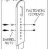 Buckingham Replacement Sleeve Fasteners - 9215
