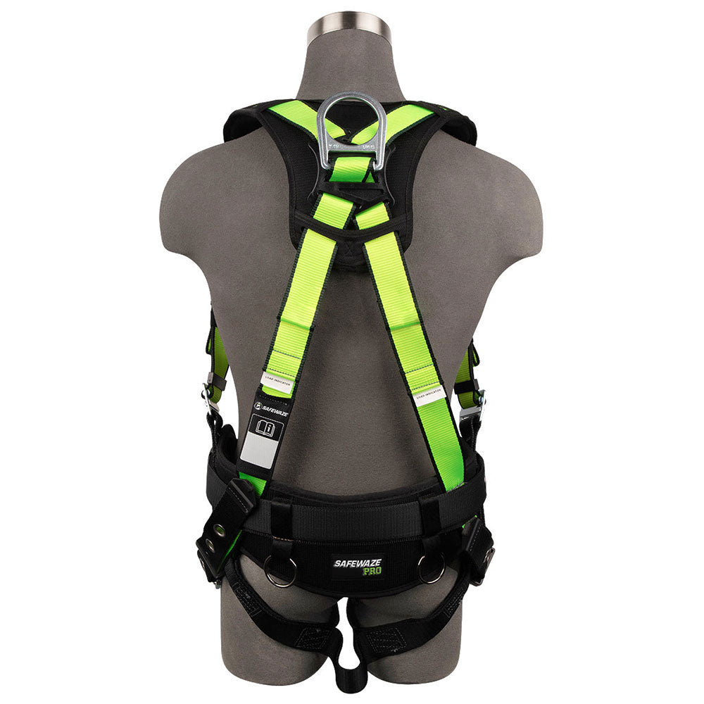 Safewaze Pro Construction Harness with Back Pad - FS170
