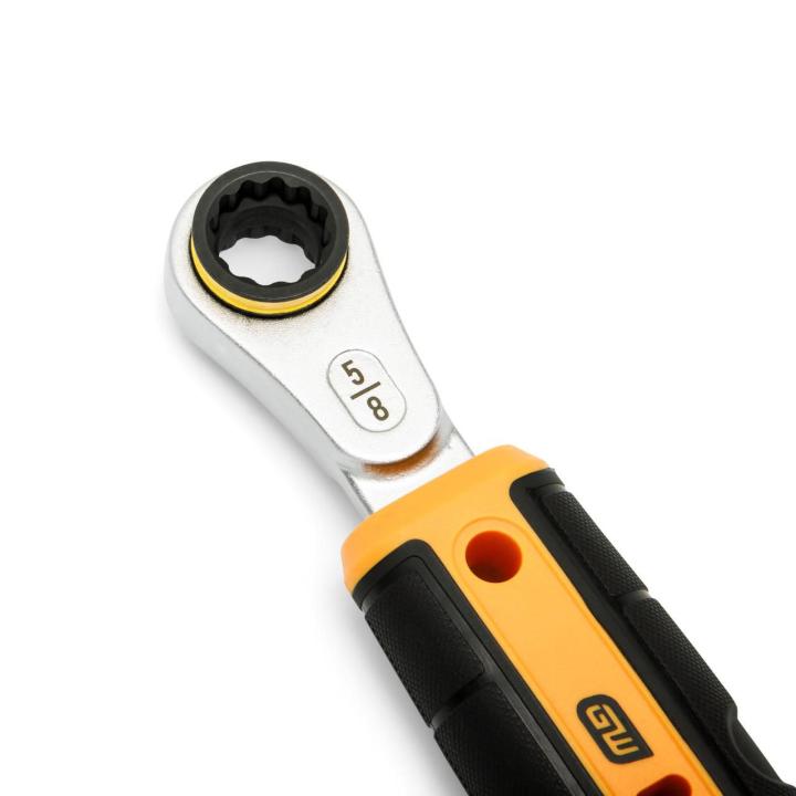 PRE-ORDER - Gearwrench 1/2" x 5/8" Lineman 2-in-1 Insulated Ratcheting Box Wrench - GWULRW1258