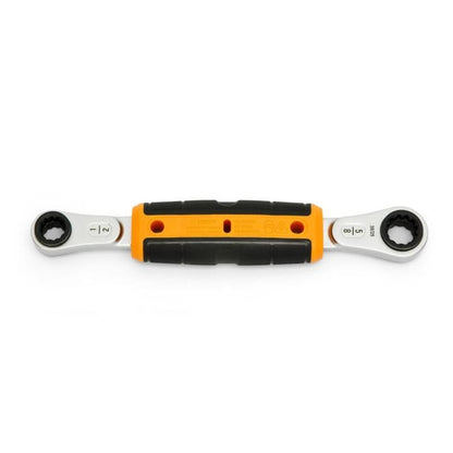 PRE-ORDER - Gearwrench 1/2" x 5/8" Lineman 2-in-1 Insulated Ratcheting Box Wrench - GWULRW1258