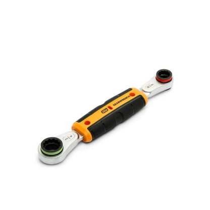 PRE-ORDER - Gearwrench 9/16" x 3/4" Lineman 2-in-1 Insulated Ratcheting Box Wrench - GWULRW91634