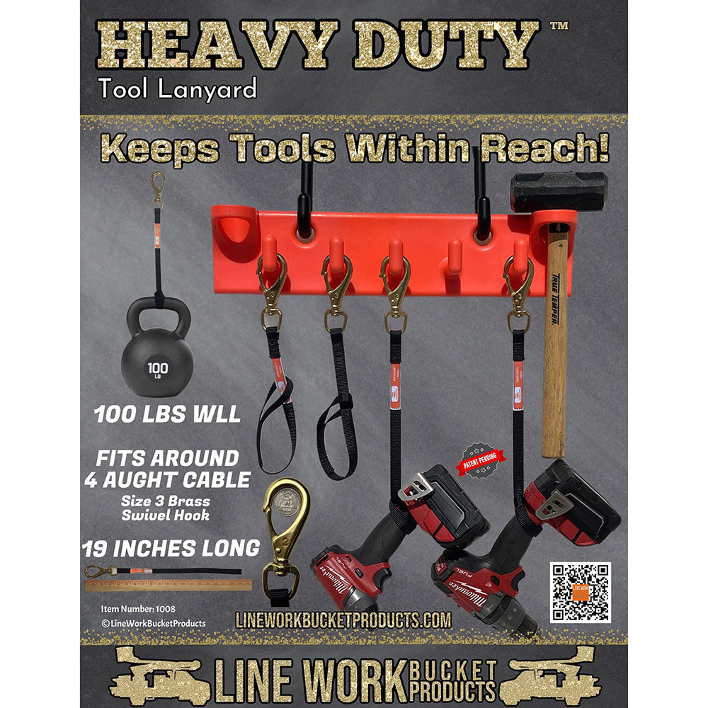 Line Work Big Rack Bucket Tool Organizer Tool Holder with Hook - 1007 –  J.L. Matthews Co., Inc.