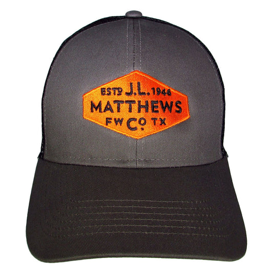 J.L. Matthews Snapback Hat  JLM-HAT-BLACK