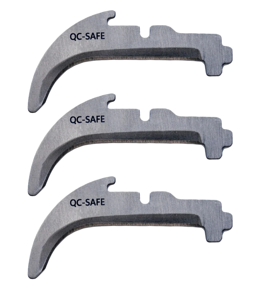 PRE-ORDER Madi Lockback Quick-Change 3pc Lineman Safety Blade Pack - LB-QC3PK-2S