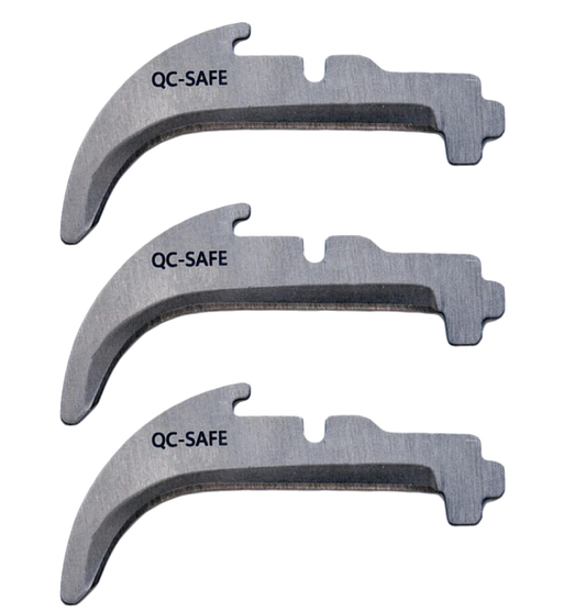 PRE-ORDER Madi Lockback Quick-Change 3pc Lineman Safety Blade Pack - LB-QC3PK-2S