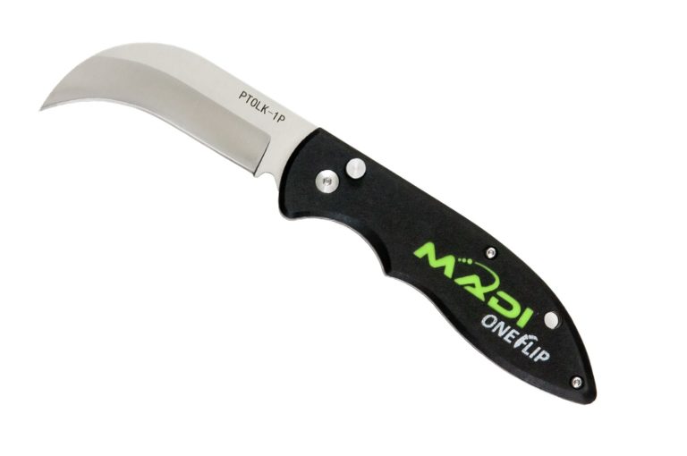 MADI Skinning Knife One Flip Pointed Tip Blade Knife - PTOLK-1P