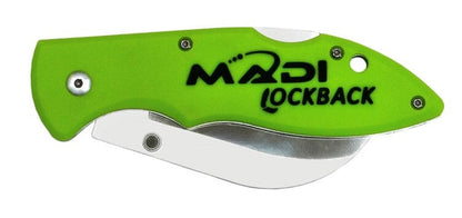 Madi Lockback Blunted Tip Reversible Belt Clip Lineman Knife- LB-3B 