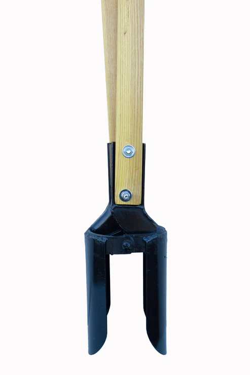 OshKosh 10' Shovel Solid Handle Post Hole Digger - 2051-10