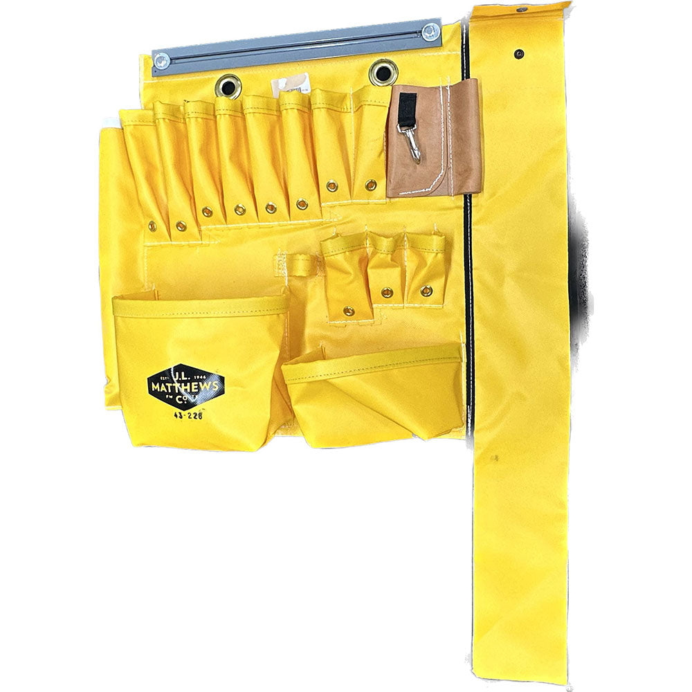 J.L.Matthews Tool Apron w/18 Pockets & Hot Stick Holder - 43-228