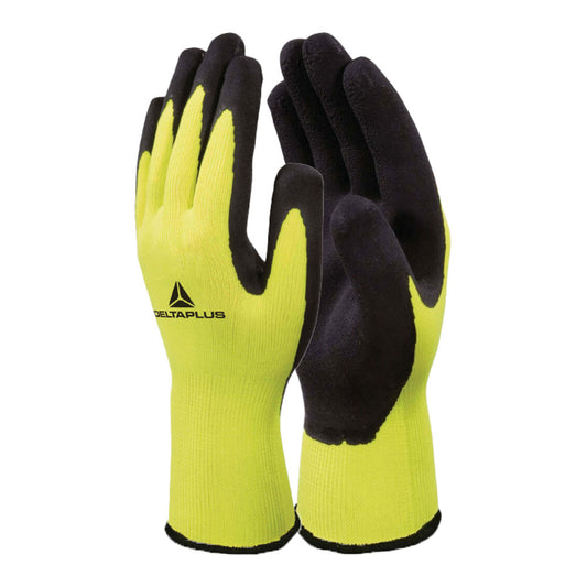 Delta Plus Polyester Knitted Gloves with Latex Foam Palm - VV733