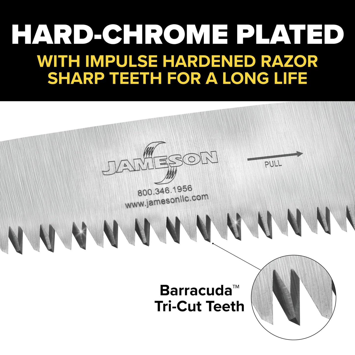 Jameson 16" Impulse hardened Tri-Cut Saw Blade