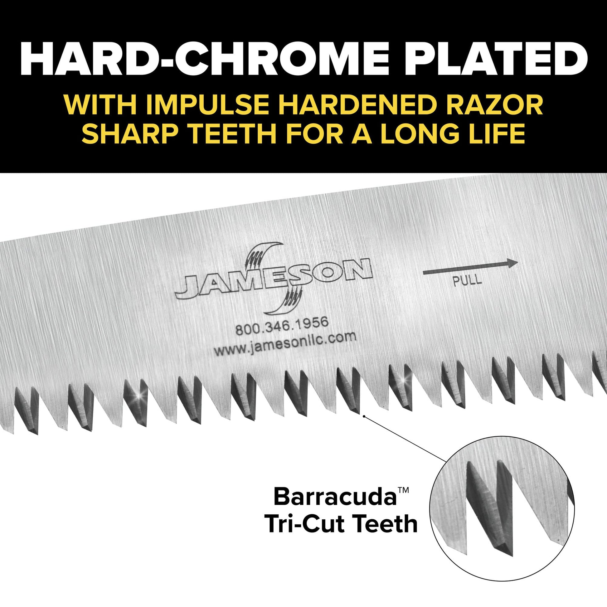 Jameson 16" Impulse hardened Tri-Cut Saw Blade