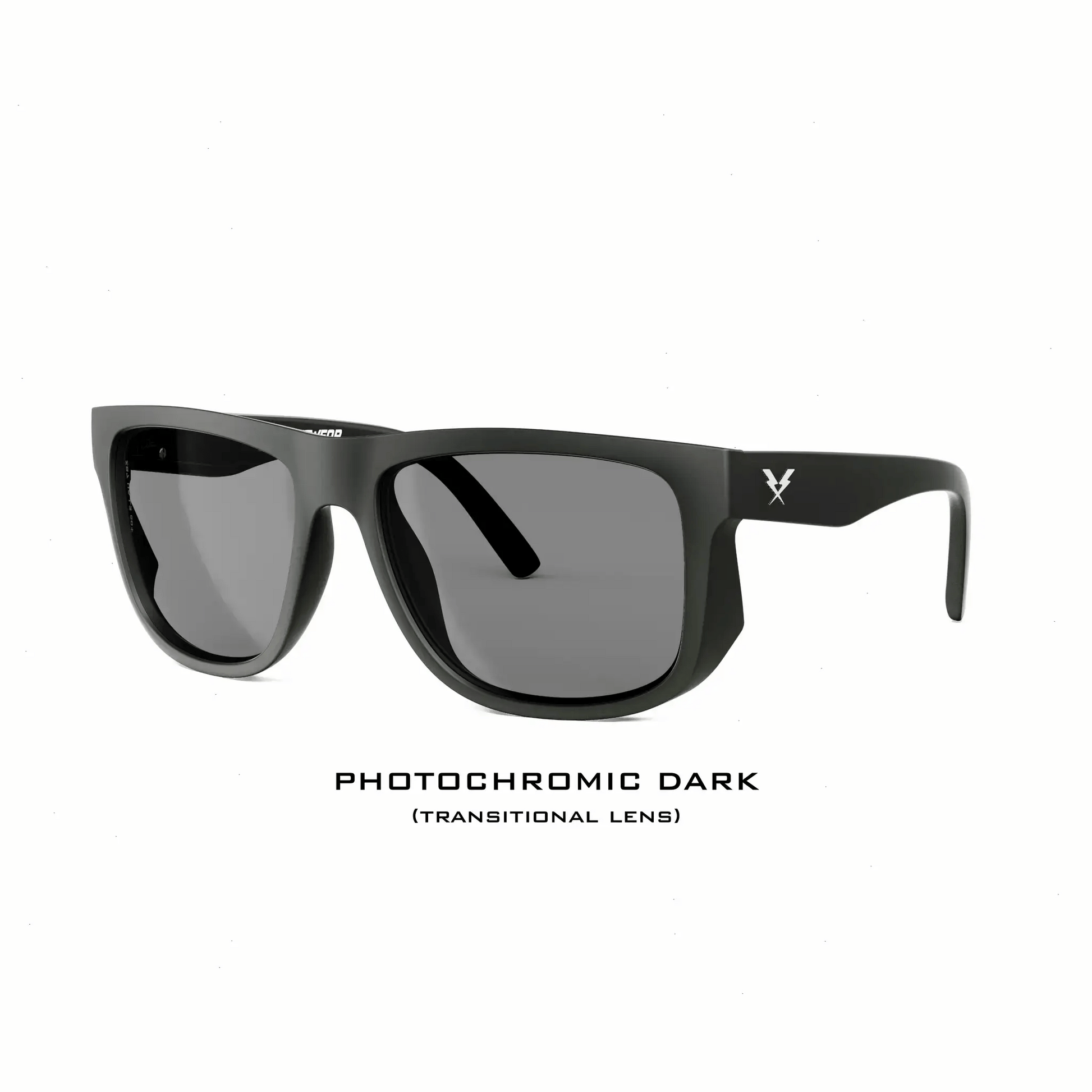 A Phase Z87 Matte Black Photochromic - eyewear-J.L. Matthews Co., Inc.