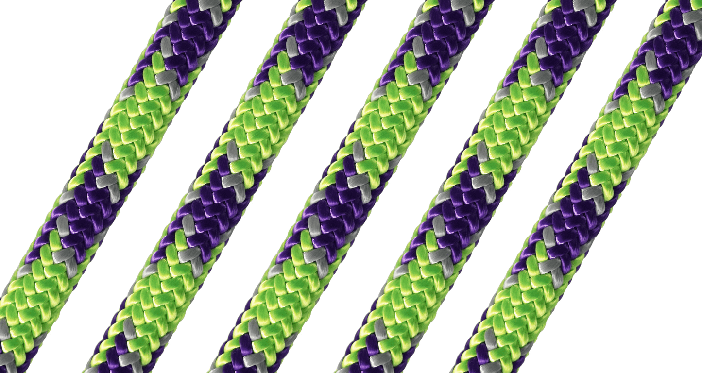 All Gear Mardi Gras Rope Polyester Arborist Rope - AG24SP118 - 150PPGE1 - J.L. Matthews Co., Inc.
