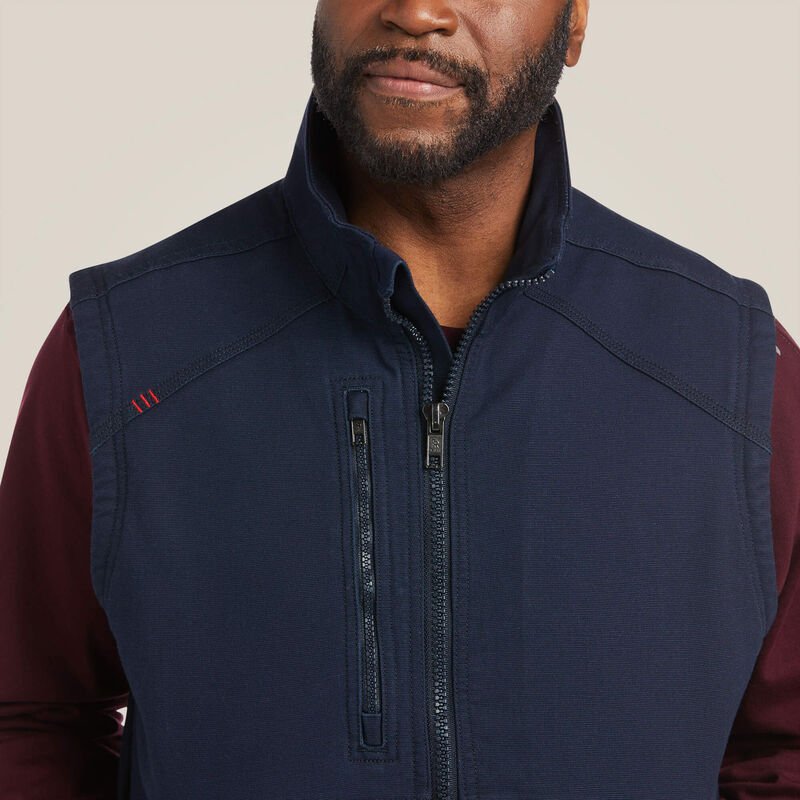 Ariat Duralight Stretch Canvas Vest FR Waistcoats