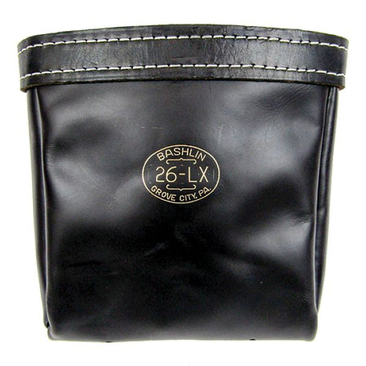 Bashlin Black Leather Bolt and Nut Bag Lineman Ditty Bag - 26LX - J.L. Matthews Co., Inc.