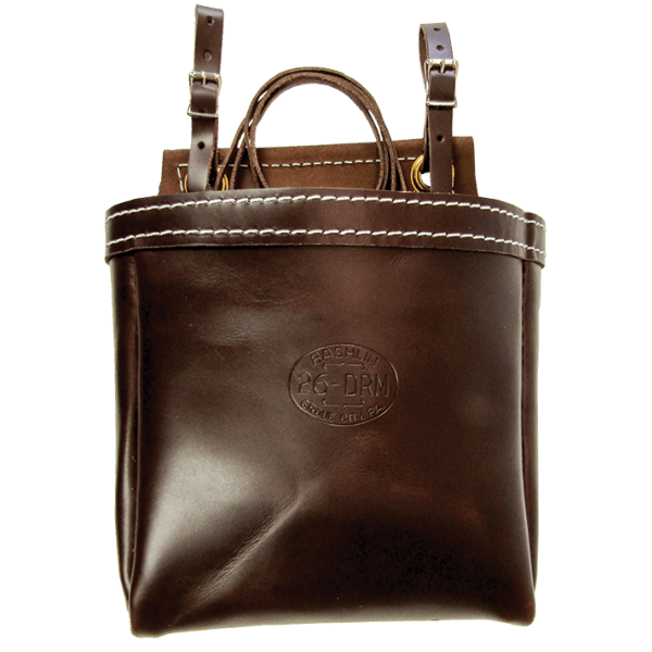 Bashlin Leather Bolt & Nut Bag Lineman Ditty Bag W/Tool Holder - 26DRM