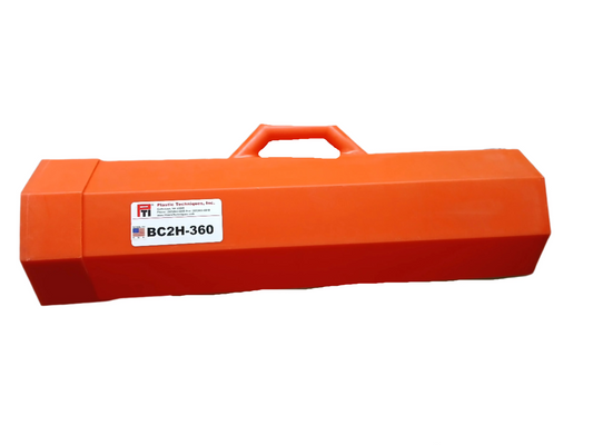 Plastic Technique Hexagonal Blanket Canister for Rubber Blankets - BC2H-360