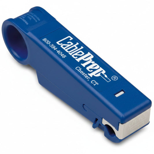 Cableprep Drop Cable Strip Tool Blue Stripping Kit CPT-1100 - Coaxial Cable-J.L. Matthews Co., Inc.