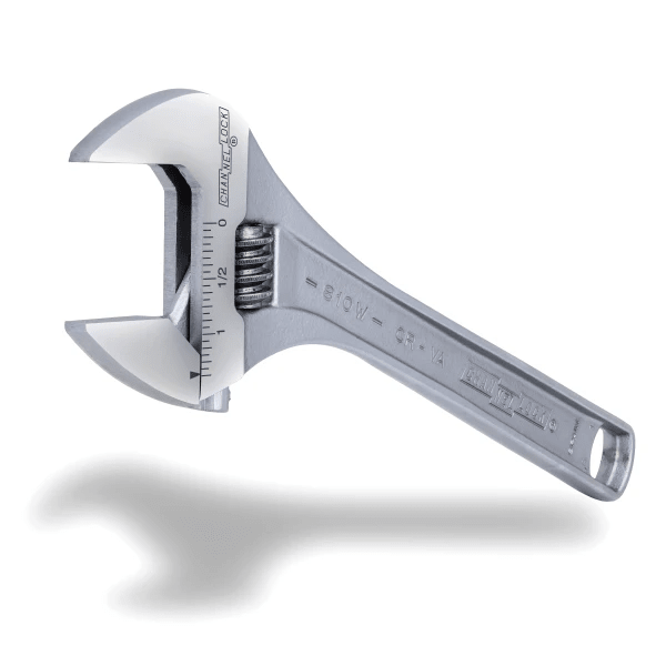 Channellock 10" Adjustable Wide Jaw Wrench - 810W